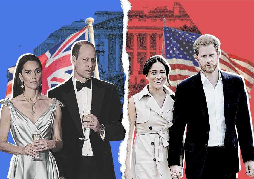 Престолонаследникът принц Уилям и съпругата му Кейт заминават на официална визита в САЩ, където живее брат му принц Хари със съпругата си Меган 