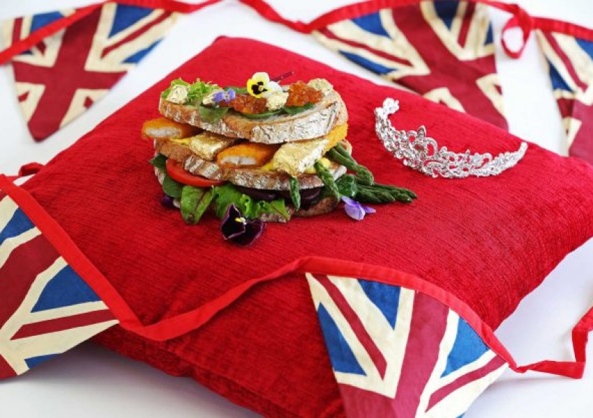Създадоха специален рибен сандвич за Кралицата