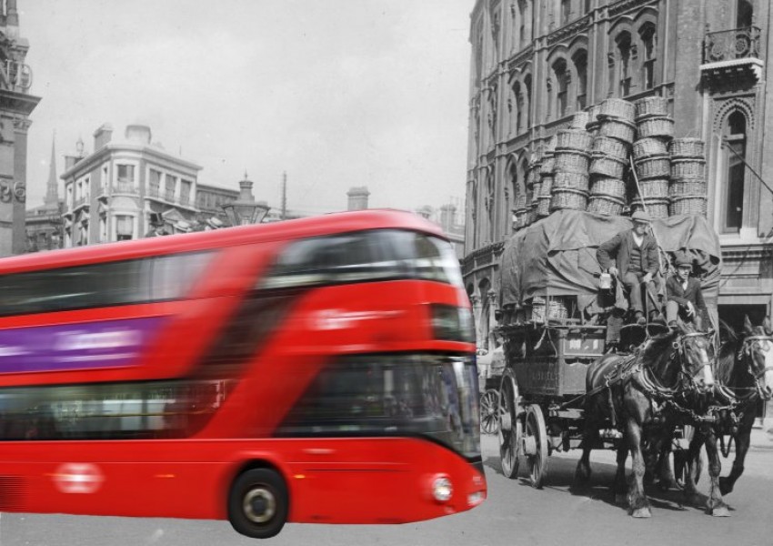 Проучване: Автобусите в Централен Лондон се движат по-бавно от карета