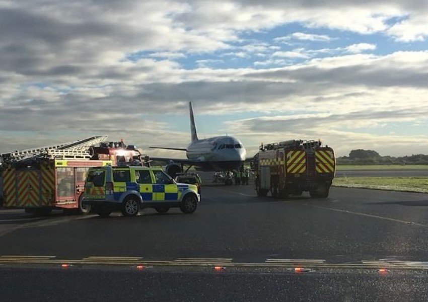 Затвориха писта на летище "Манчестър" след инцидент със самолет