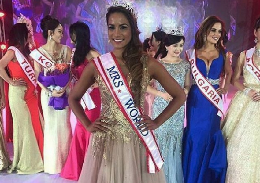 Българка стана шеста в конкурса Мисис Свят (СНИМКИ)