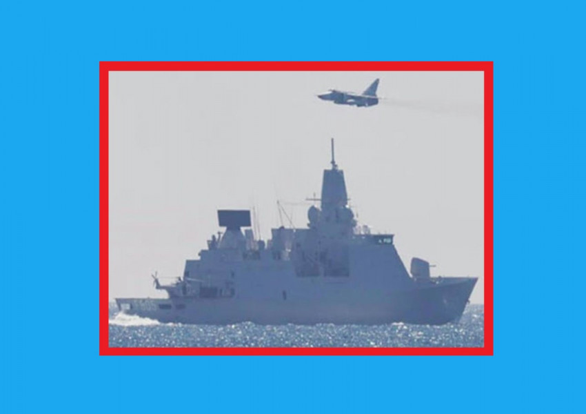 Руски самолети са "тормозили" и холандски военен кораб в Черно море само ден след случката с британския „Дифендър“