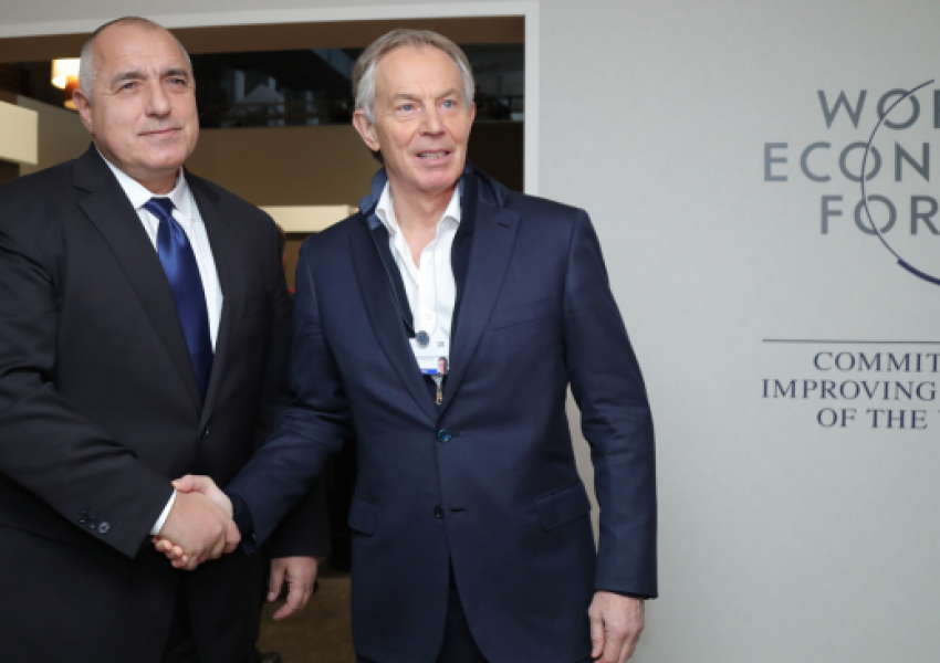 Бойко Борисов към Тони Блеър: Изглеждаш много добре (ВИДЕО)