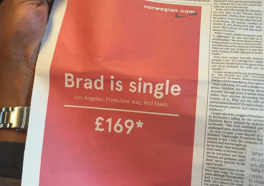 Уникалната реклама на норвежките авиолинии искрено ще ви разсмее (СНИМКА)