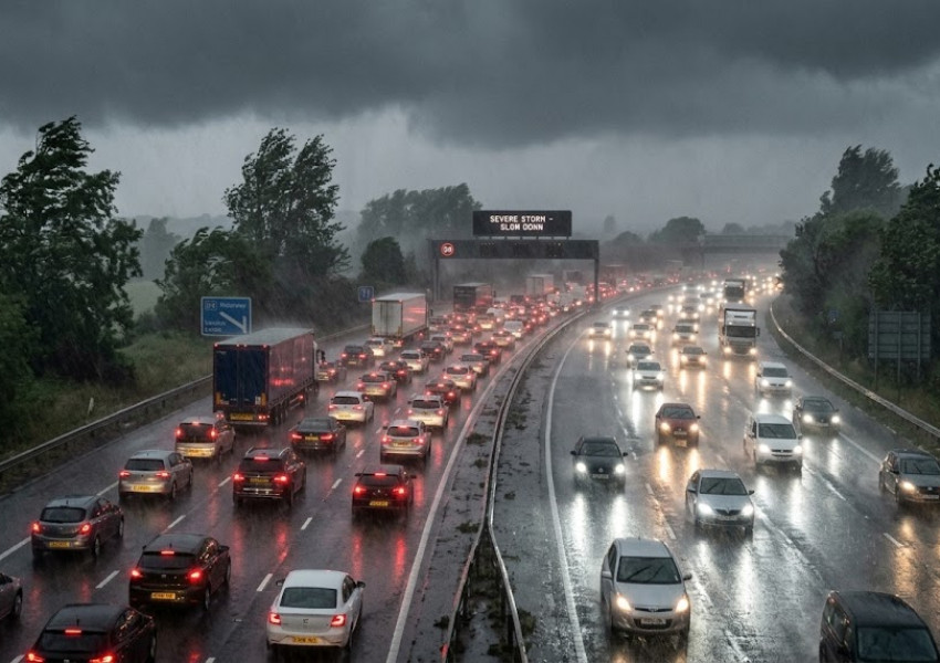 Бурята Дейв удря Великобритания: Жълти кодове за силни ветрове и сняг по време на великденските пътувания