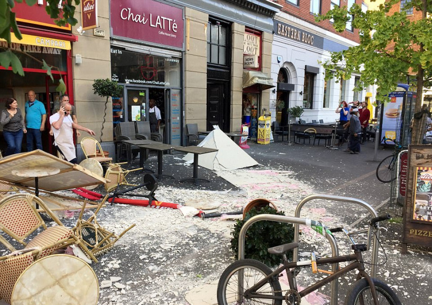 Ужасяващо! Вижте какво остави след себе си "Офелия"! (СНИМКИ)