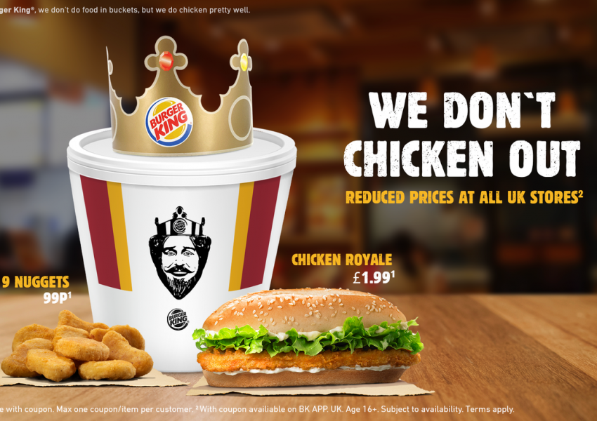 Burger King с директна атака срещу KFC
