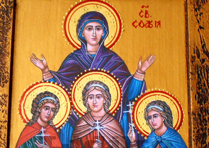 Почитаме паметта на Светите мъченици София, Вяра, Надежда и Любов