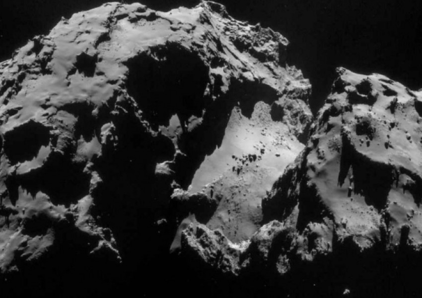 Розета кацна аварийно на комета