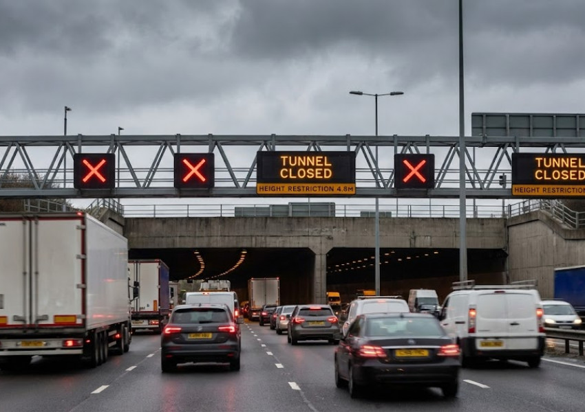 "Необясним провал": Как извънгабаритен камион преодоля всички защити и затвори тунела "Дартфорд" за 30 часа