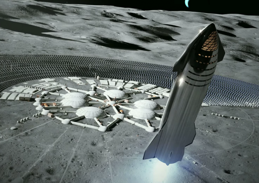 Ще строят завод на Луната.