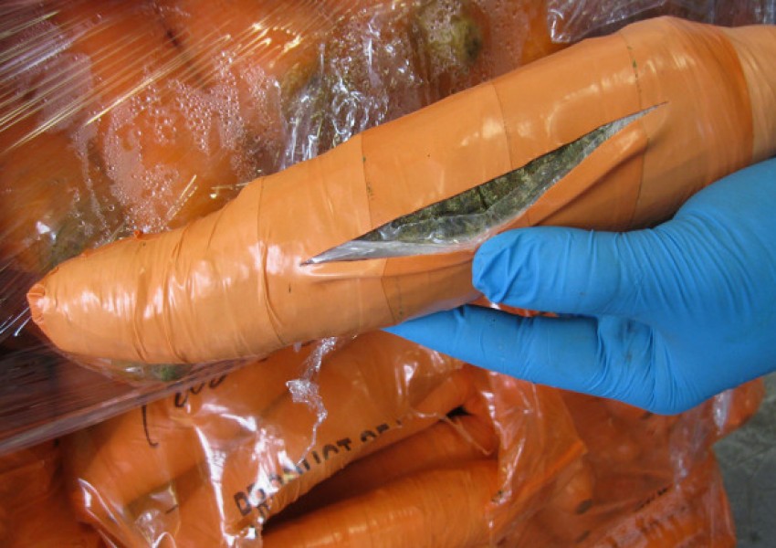 Нова мода: Пренасят дрога, опакована като моркови
