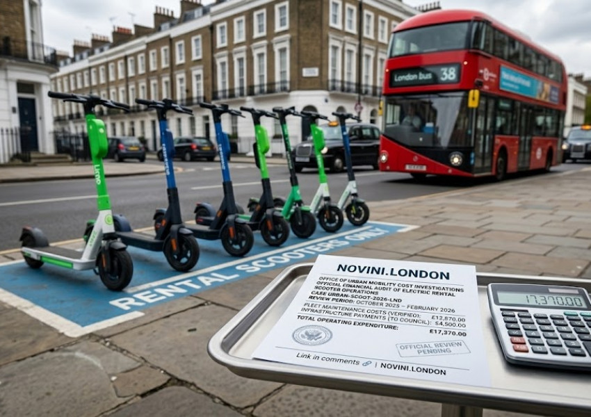 Ръст от над 50% в търсенето на електрически тротинетки под наем в Лондон през 2025 г.