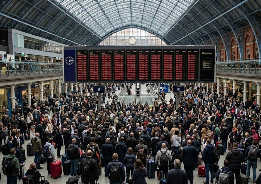 Хаос преди Нова година: Движението в тунела под Ламанша е блокирано, хиляди пътници са в капан