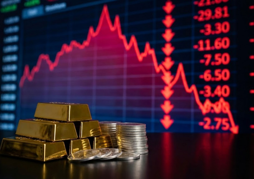 От исторически връх до свободно падане: Златото и среброто се сринаха само за 24 часа От исторически връх до свободно падане: Златото и среброто се сринаха само за 24 часа