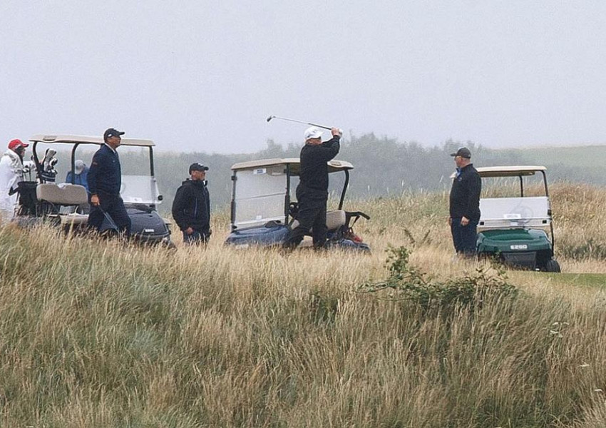 Голф игрището на Тръмп в Шотландия върху защитени дюни