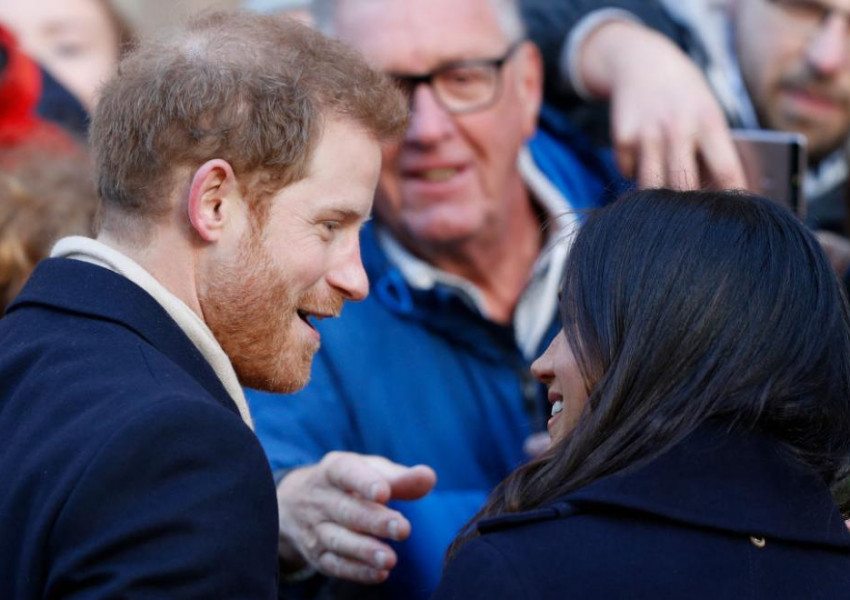 Влюбените Хари и Меган Маркъл се появиха с еднакви палта