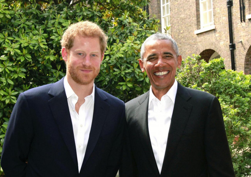 Принц Хари се срещна с Барак Обама в двореца "Кенсингтън"