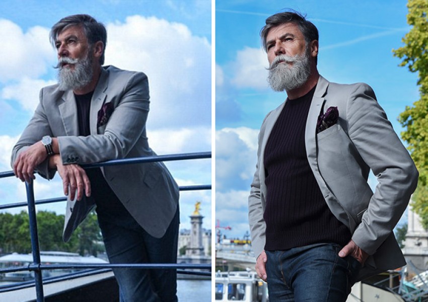 Как 60-годишен мъж стана топ модел (СНИМКИ)