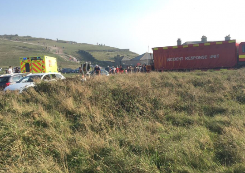 Beachy Head e бил евакуиран заради опасен газ