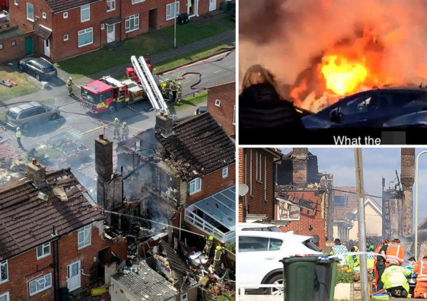 Англия: Газова експлозия разруши къща има загинали и ранени.