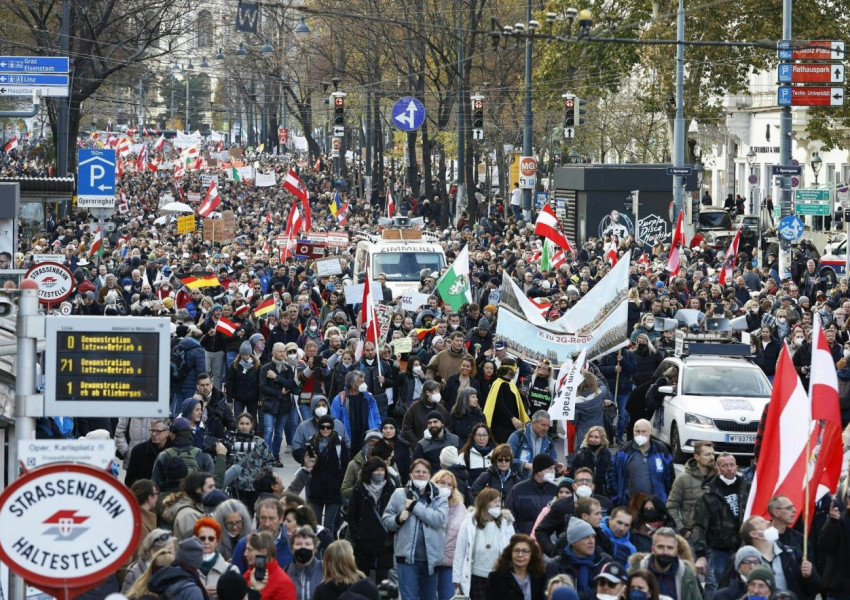 Протести в Европа заради нарушаване правата и свободите на неваксинираните