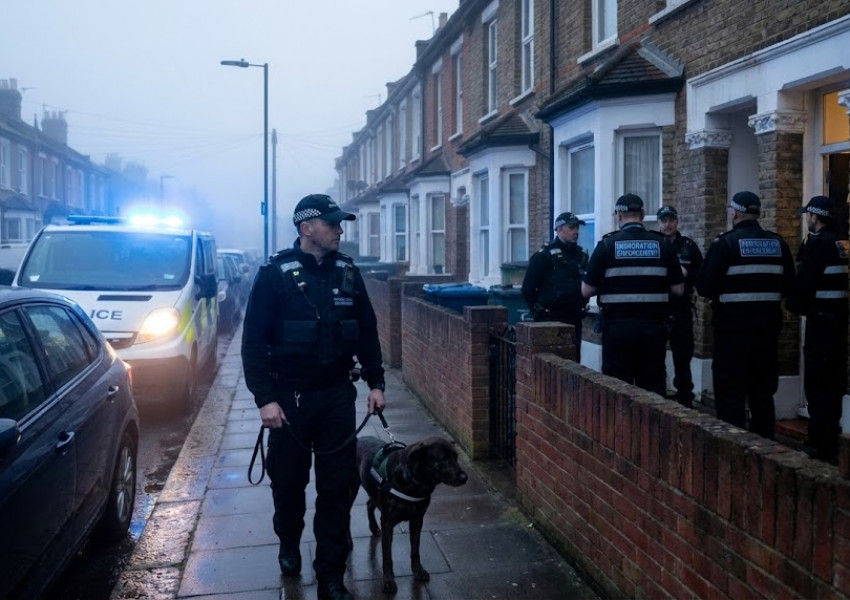 Имиграционните с нови акции в Лондон: На прицел са ресторанти, магазини и автомивки