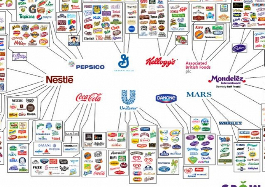10 компании, контролират всичко, което купуваме (СНИМКА)