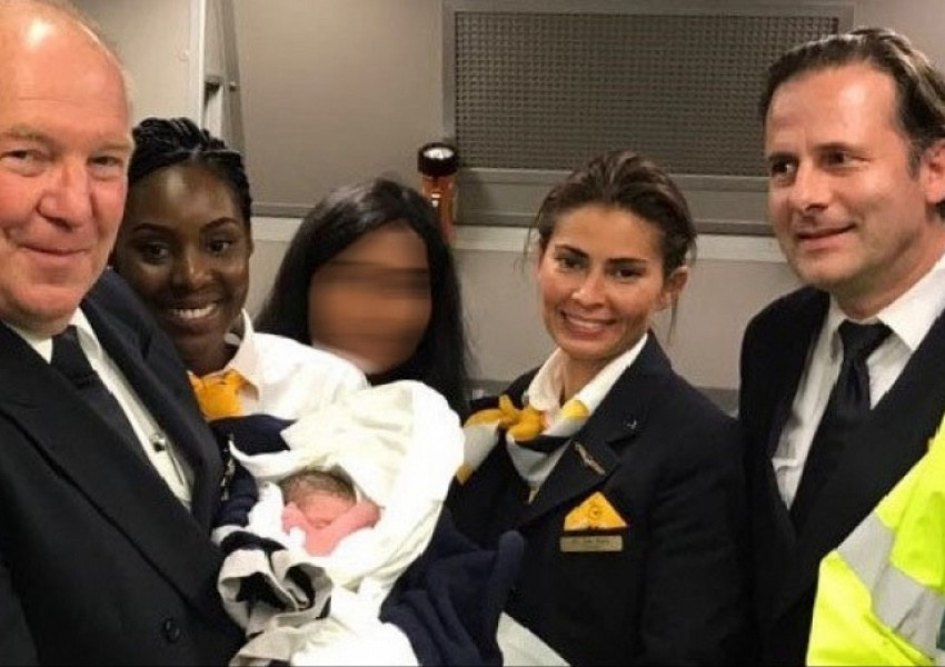 Българче се роди на борда на Lufthansa