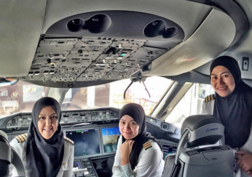 Първият изцяло женски екипаж е...в Саудитска Арабия