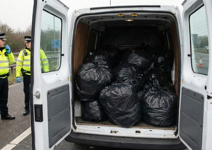 Контрабанда: Иззеха 100 кг тютюн и £30 000 кеш от микробус близо до Дувър