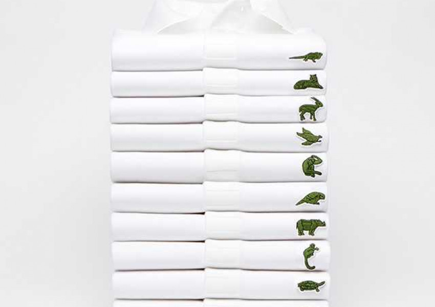 Lacoste допълни крокодила с 10 застрашени вида