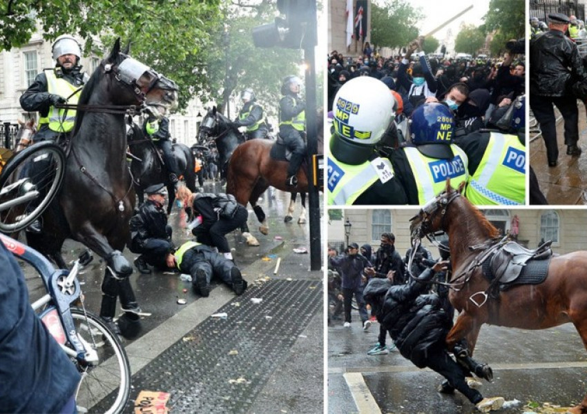 Сблъсъци и арести на протест срещу расизма в Лондон