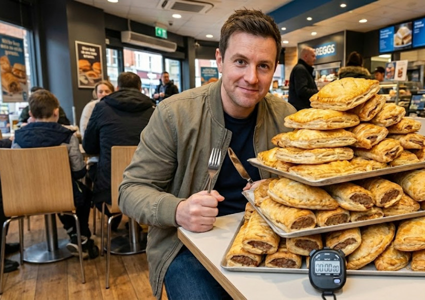 Лондочанин погълна 26 банички* от Greggs за по-малко от 18 минути (ВИДЕО)