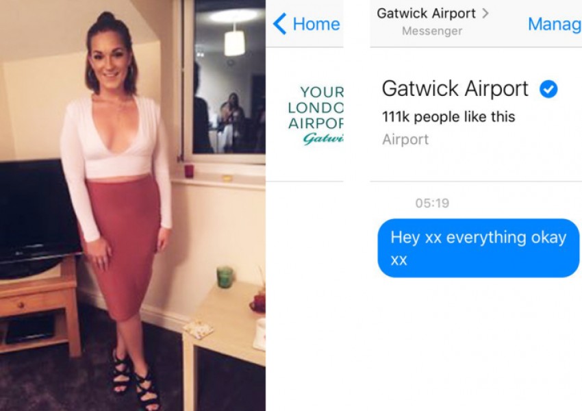 Какво се случва, когато пиян пишеш на летището "Гетуик"?