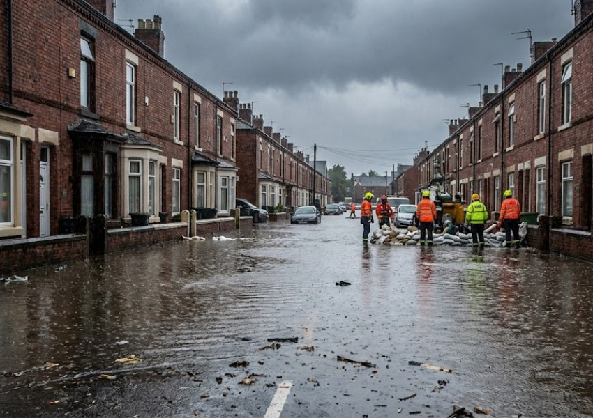 Рекордни валежи и стотици наводнени домове във Великобритания