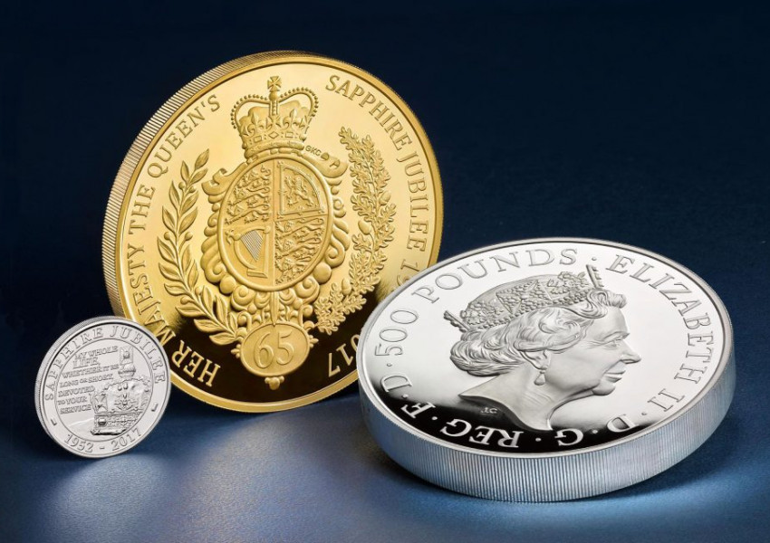 Пускат колекционерски монети за 65-годишнината от управлението на кралица Елизабет II