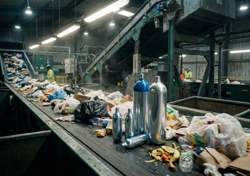 Избухващи флакони: "Райският газ" в боклукчийските камиони застрашава живота на работници