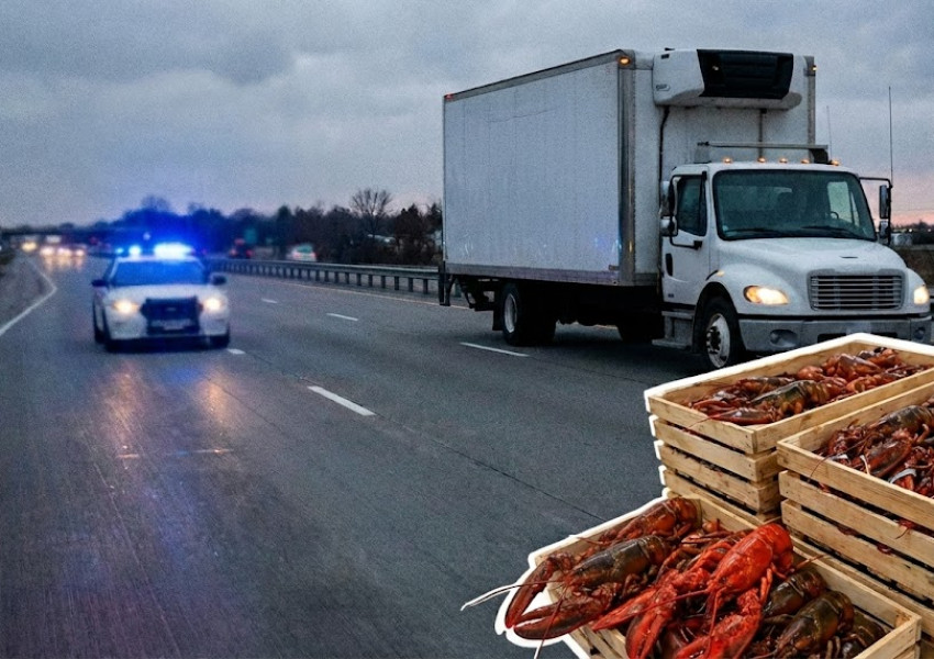 Удар за $400 000: Окрадоха камион с омари, пътуващ за Costco
