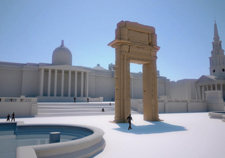 Възстановяват част от Палмира на Trafalgar Square