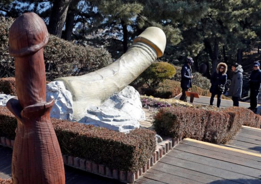 Парк на огромни фалоси шашка в Южна Корея (СНИМКИ)