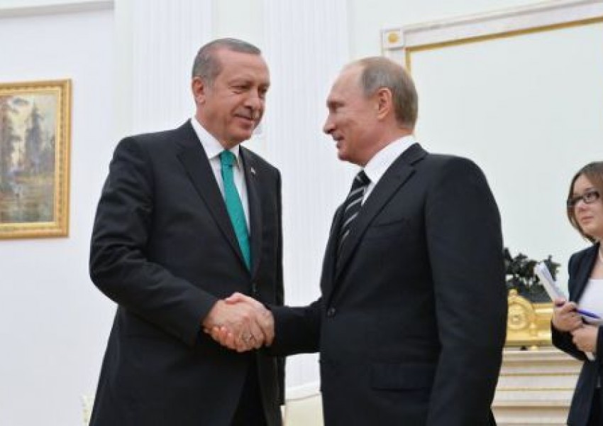 Срещата между Путин и Ердоган започна с ръкостискане