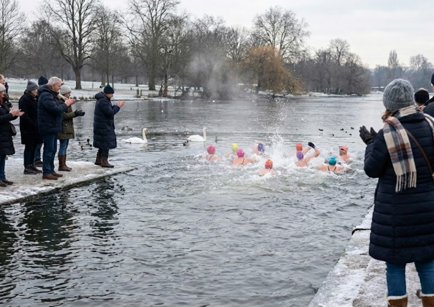 "Леден душ" за начало на годината: Защо стотици ще скочат в езерото на Хайд Парк на 1 януари?
