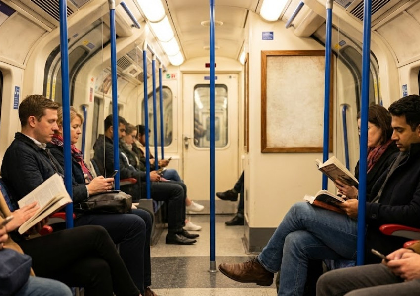 Поезия под земята: Емблематичните стихове в лондонското метро навършват 40 години