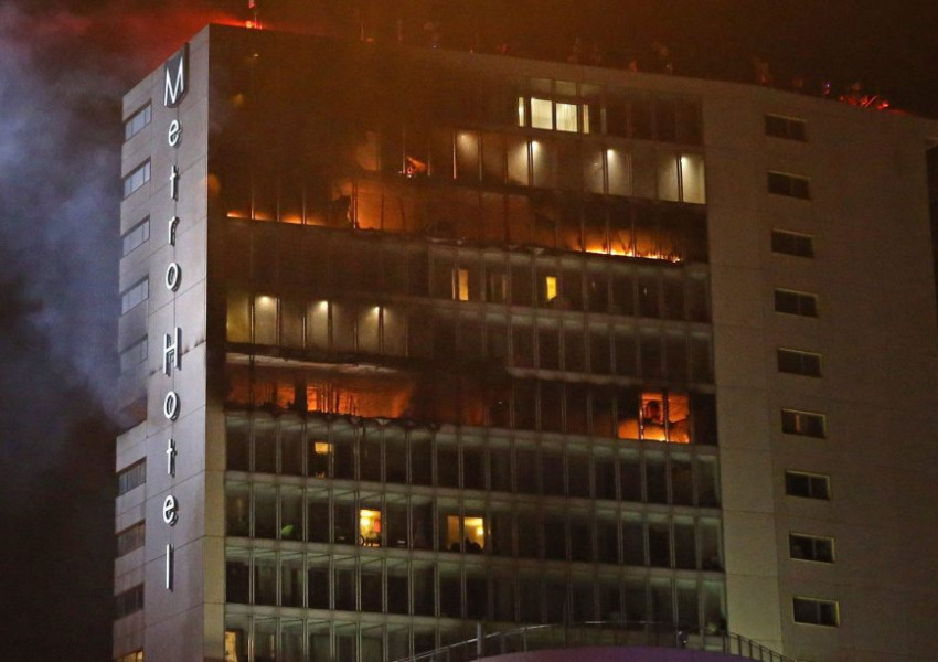 Ужасявяващ пожар в хотел в Дъблин