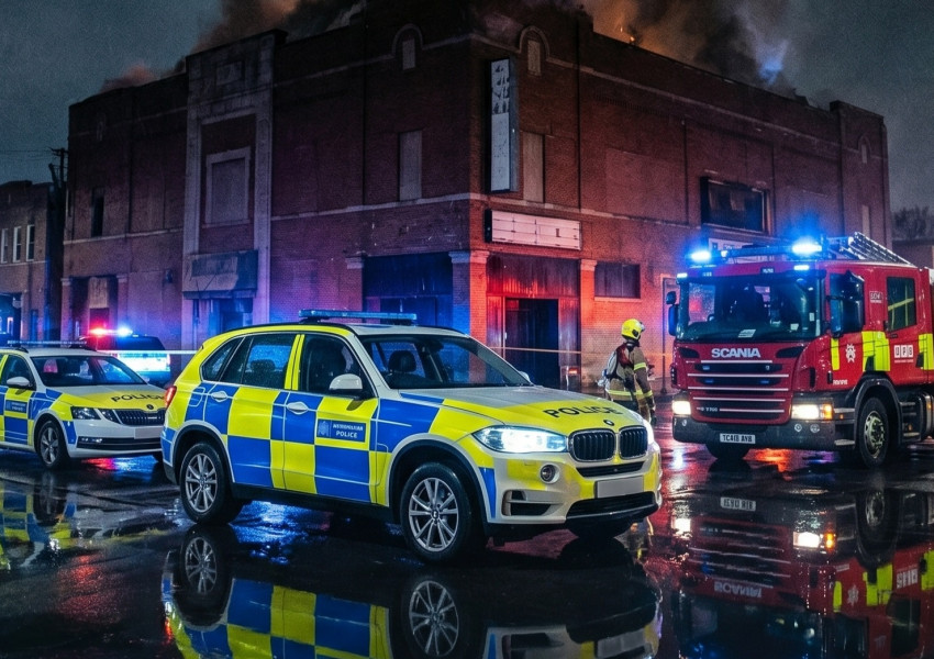 Умишлен палеж в Англия: Арестуваха мъж след голям пожар в популярен нощен клуб в Милтън Кийнс