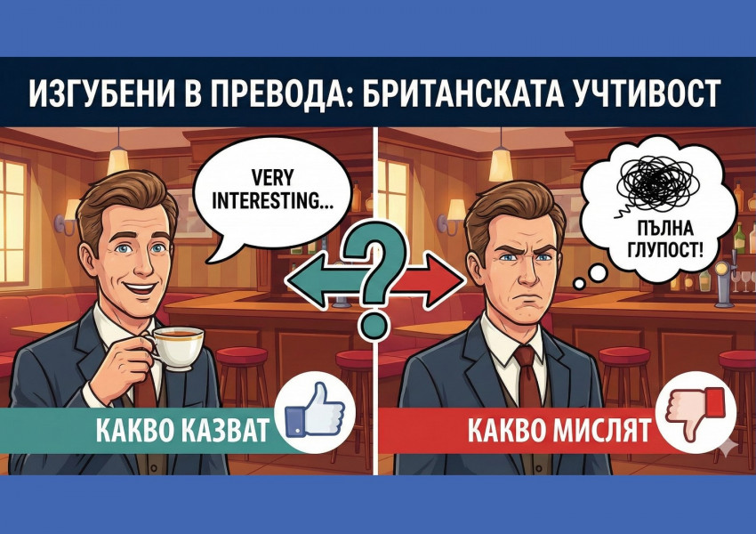 Изгубени в превода или ''Тайният код'' на общуването в Англия