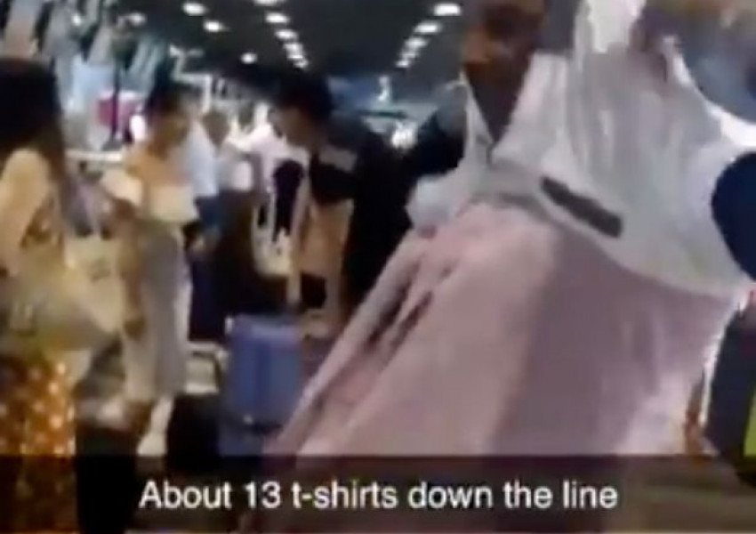 Шотландец облече 15 блузи наведнъж, за да не плаща за багаж (ВИДЕО)