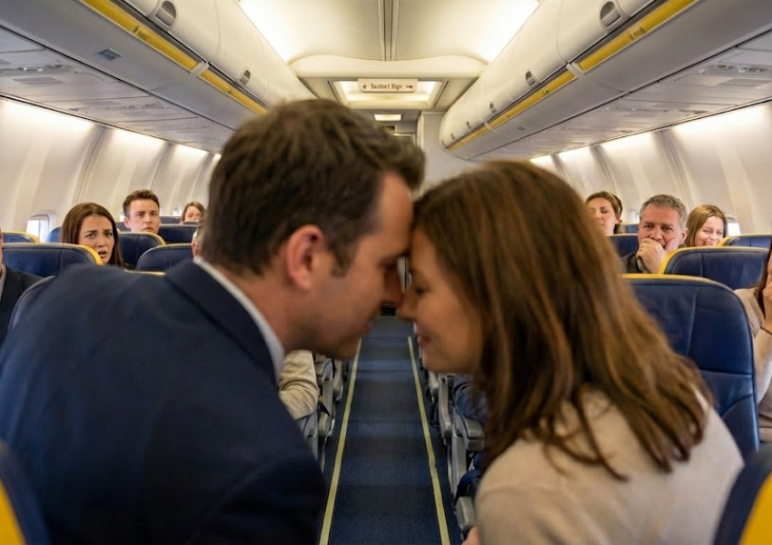 "Има деца на борда!": Пилот на Ryanair засрами двойка, прекалила с ласките по време на полет