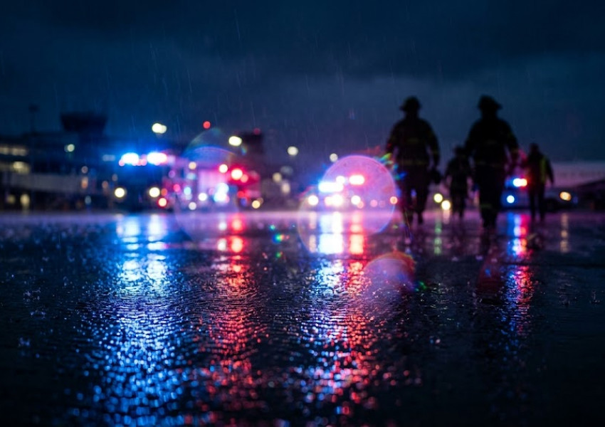 Авиационен инцидент в Ню Йорк: Самолет се сблъска с противопожарен автомобил, пилотите загинаха